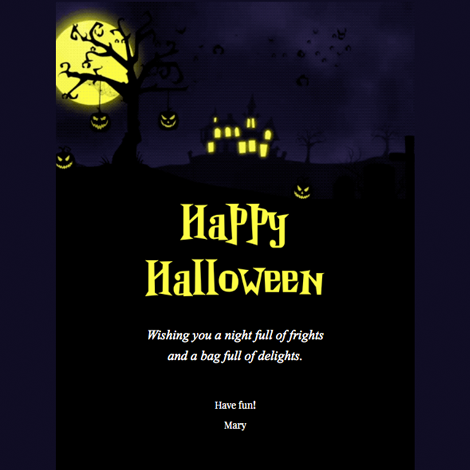 Happy Halloween eCard 1